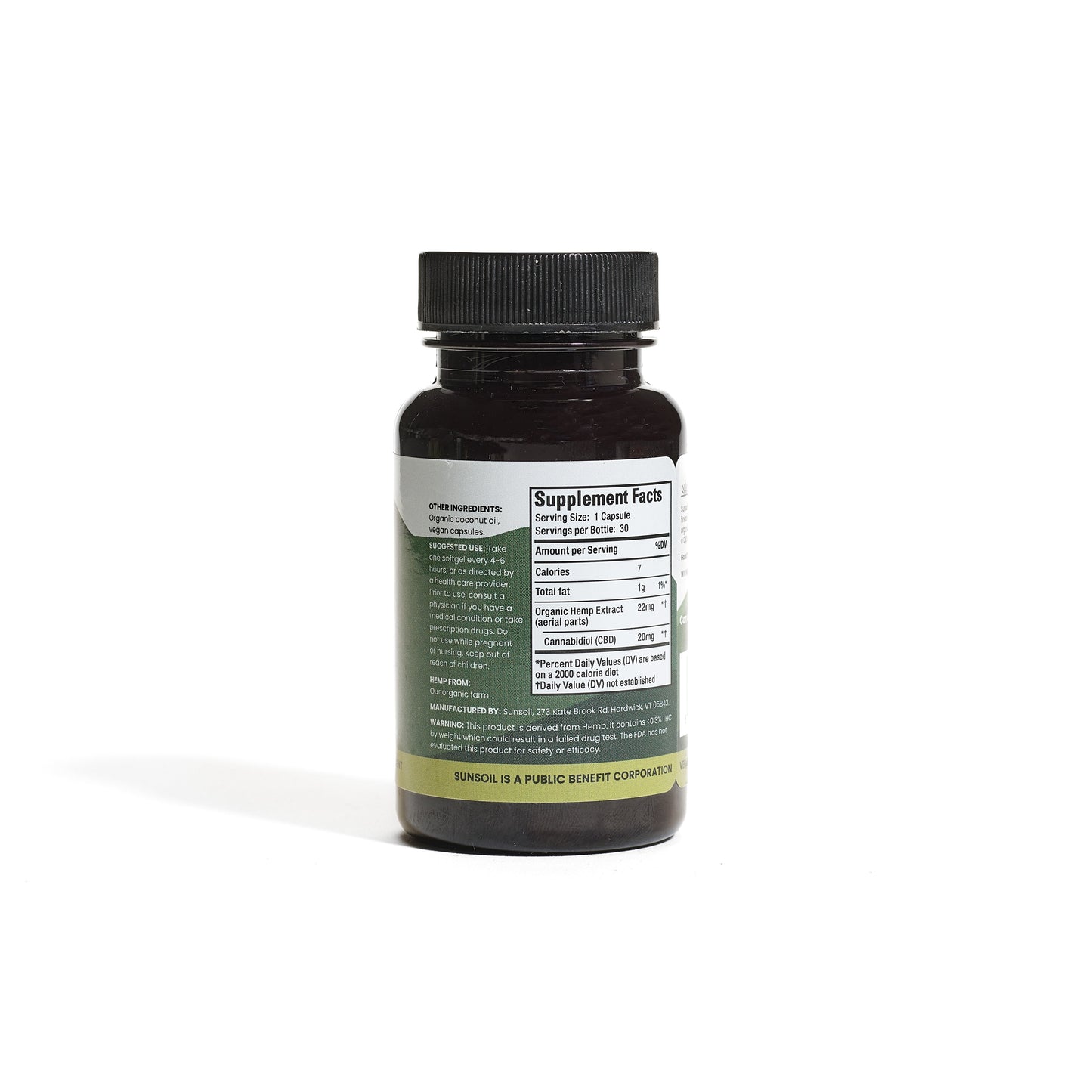 Vegan CBD Capsules 30ct