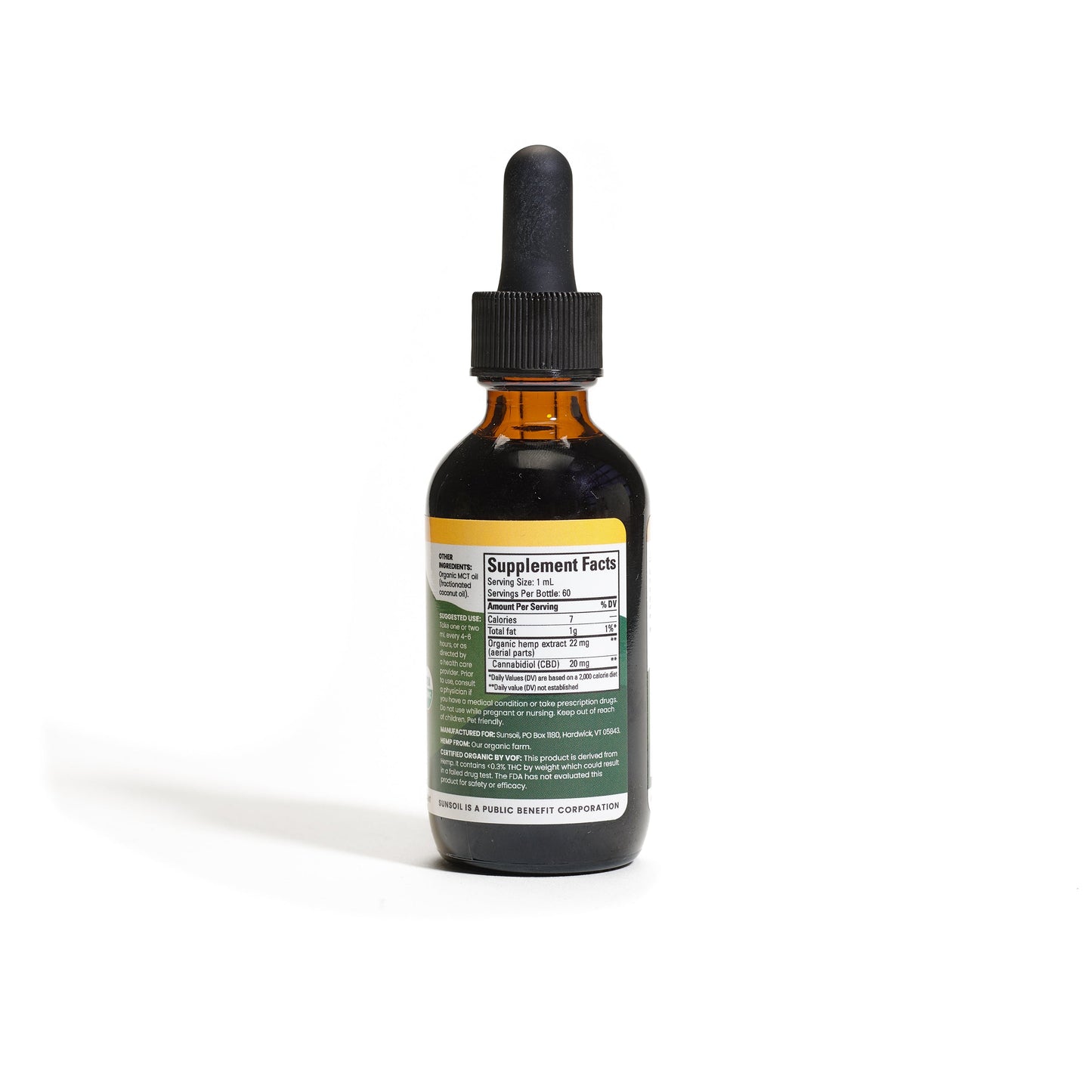 Unflavored CBD Oil 20mg